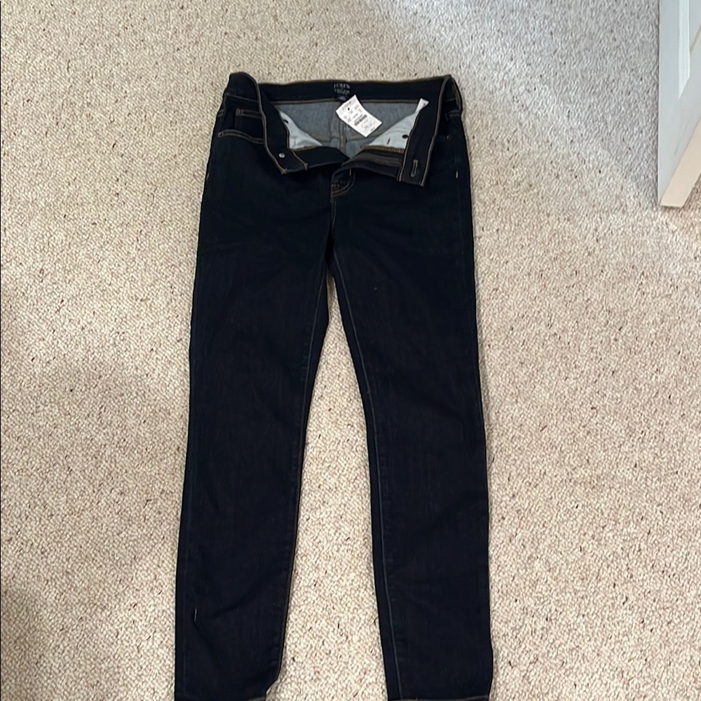 J. Crew Women's Skinny Jeans - Dark Blue